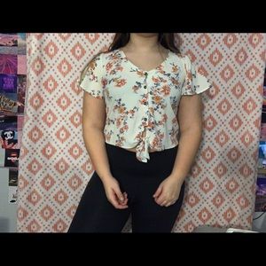 Floral short sleeve